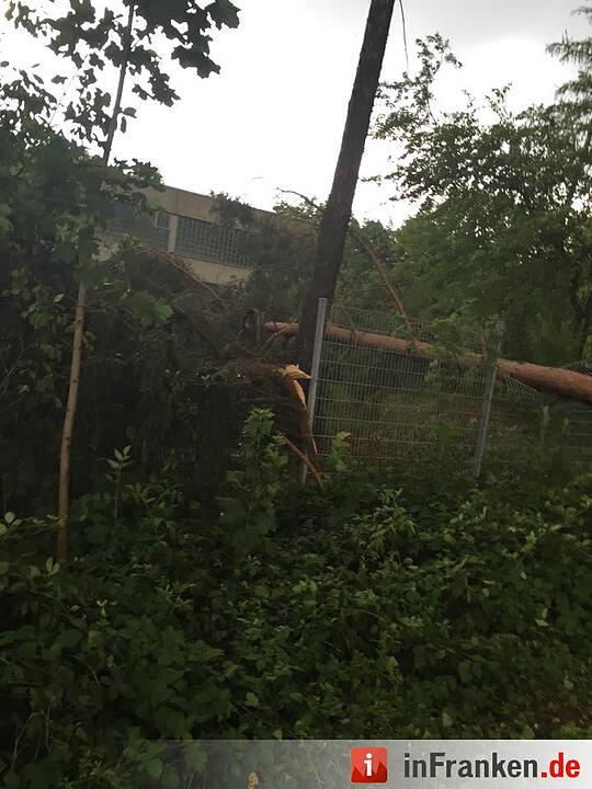 Gewitter in Franken am Mittwoch