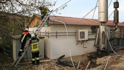 Äußerlich sind kaum Brandspuren zu erkennen.