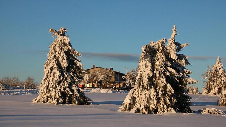 Idyllisch liegt die  Kissinger Hütte auf dem Feuerberg. Foto: Ralf Ruppert