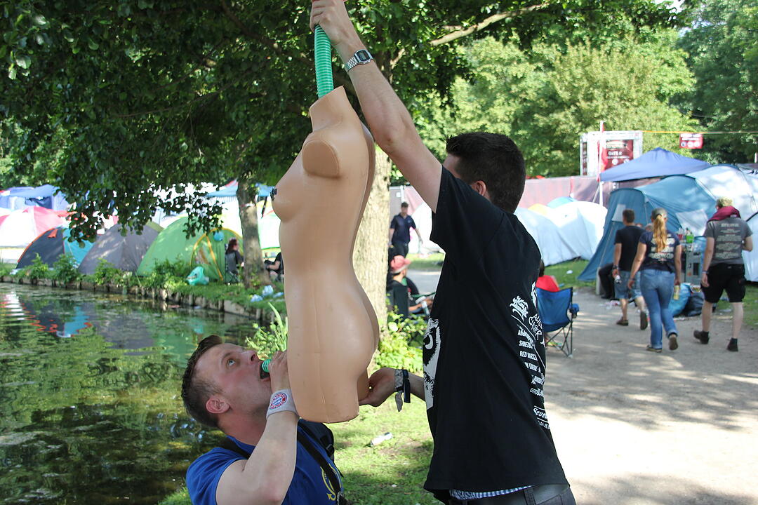 Stimmung! Bei Rock im Park kein Problem!
