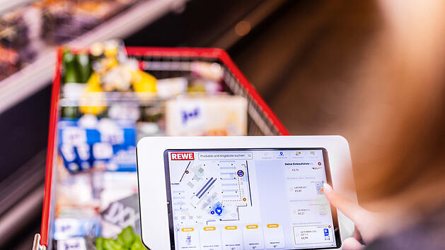 So sehen die digitalen Einkaufswagen aus.