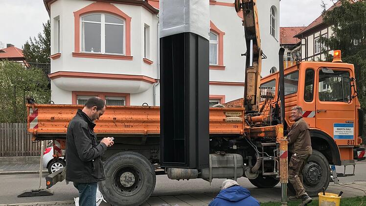 Das Kunstwerk am Schiffbauplatz. Foto: Ronald Rinklef