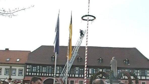 Gerne erinnert man sich in Baunach an die gute alte Zeit . Foto: p