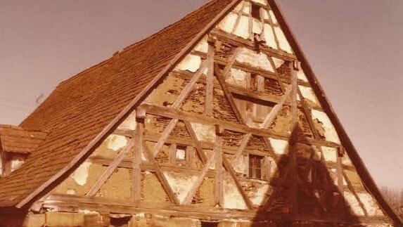 Das Haus 1992, ein Jahr, bevor man in Bad Windsheim darauf aufmerksam wurde