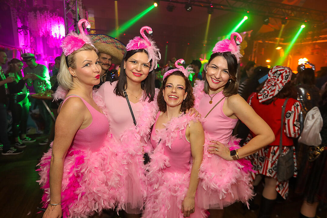 Beste Partystimmung in der Stadthalle