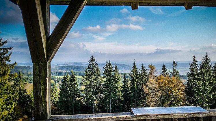 Von der oberen Plattform des Radspitz-Turms kann man einen tollen Ausblick genießen.