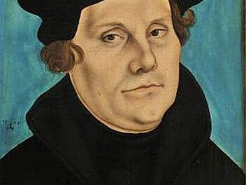Martin Luther, Portrait von Lucas Cranach dem Jüngeren Foto: Archiv