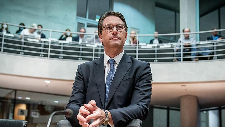 Andreas Scheuer beim Maut-Untersuchungsausschuss