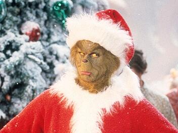 In der Weihnachtskom&ouml;die "Der Grinch" (2000) war Jim Carrey in der Titelrolle kaum wiederzuerkennen. Nun soll der Hollywood-Star erneut in die Maske der &uuml;belgelaunten gr&uuml;nen Kreatur schl&uuml;pfen.