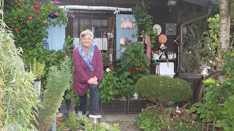 Für Erika Strunz ist der Garten in der Kleingartenanlage ein Dorado: Täglich arbeitet sie hier.