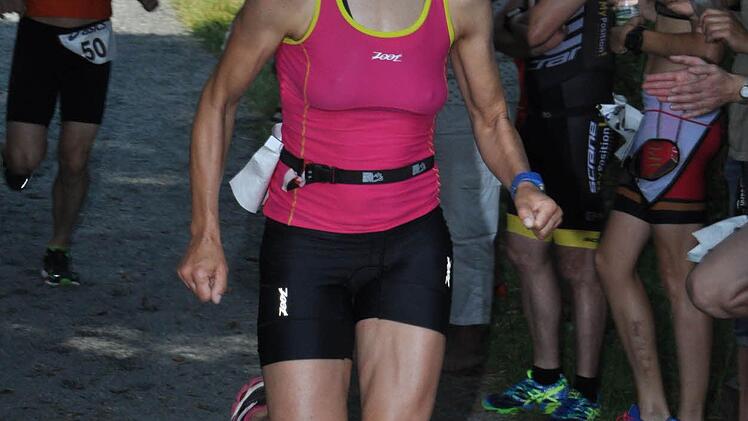 Nicole Allstadt war schnellste Frau. Foto: Karl Heinz Weber