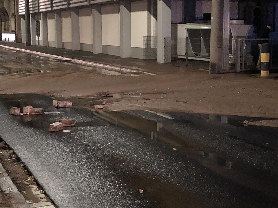 Wasserrohrbruch in Nürnberg