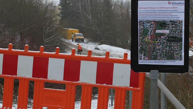 21.1.2016: Jetzt ist der Weg weg.