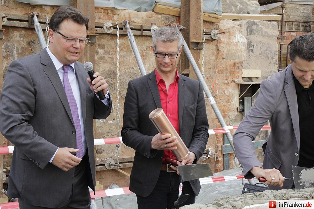 Forchheim: Brauhaus Grundsteinlegung