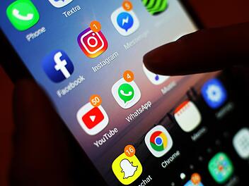 Soziale Netzwerke auf dem Smartphone