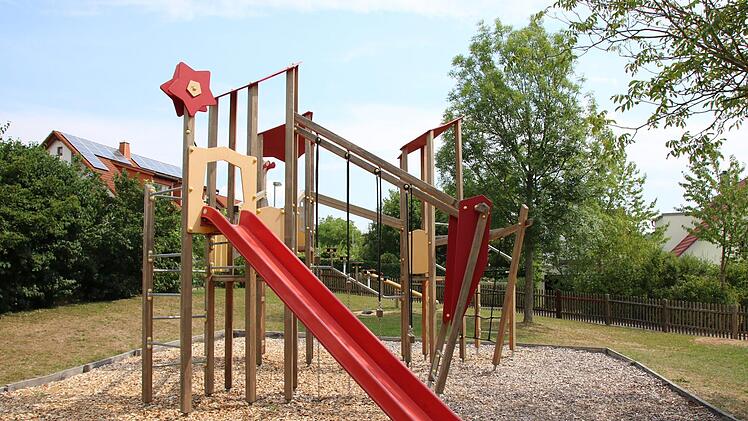 Eindrücke vom Nüdlinger Spielplatz. Foto: Ralf Ruppert