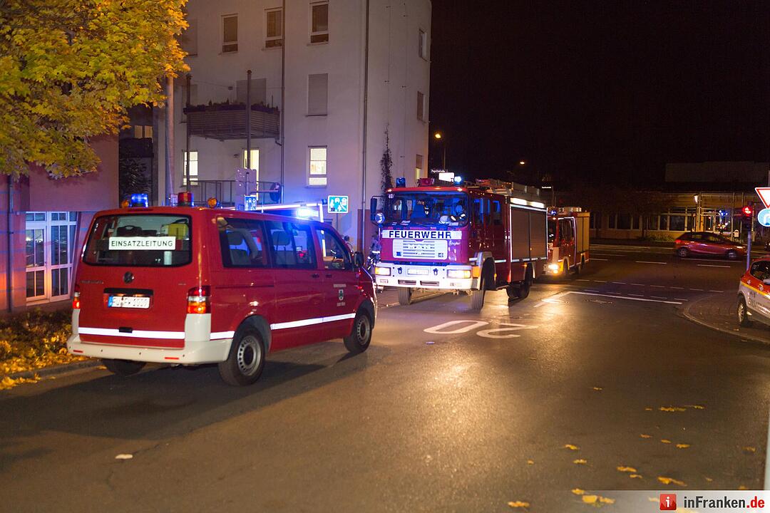 Brand in der Fürther Innenstadt