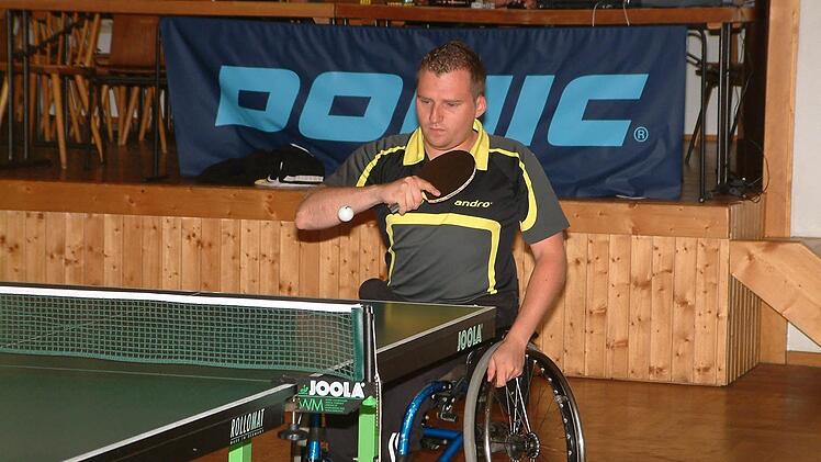 Sebastian Kotschenreuther muss in der Rollstuhl-Bundesliga gegen Spitzenspieler ran. Foto: FT-Archiv