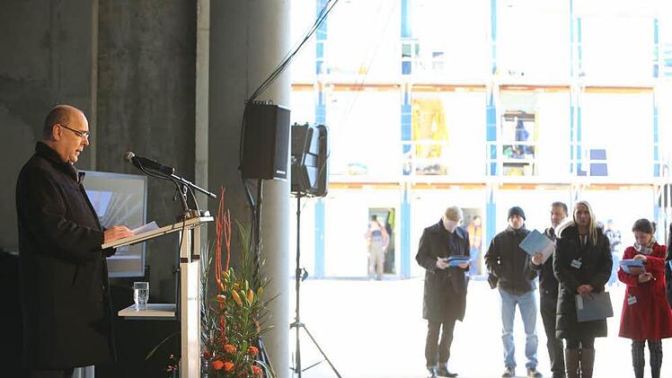 Richtfest für Siemens-Bürogebäude. Foto: Barbara Herbst