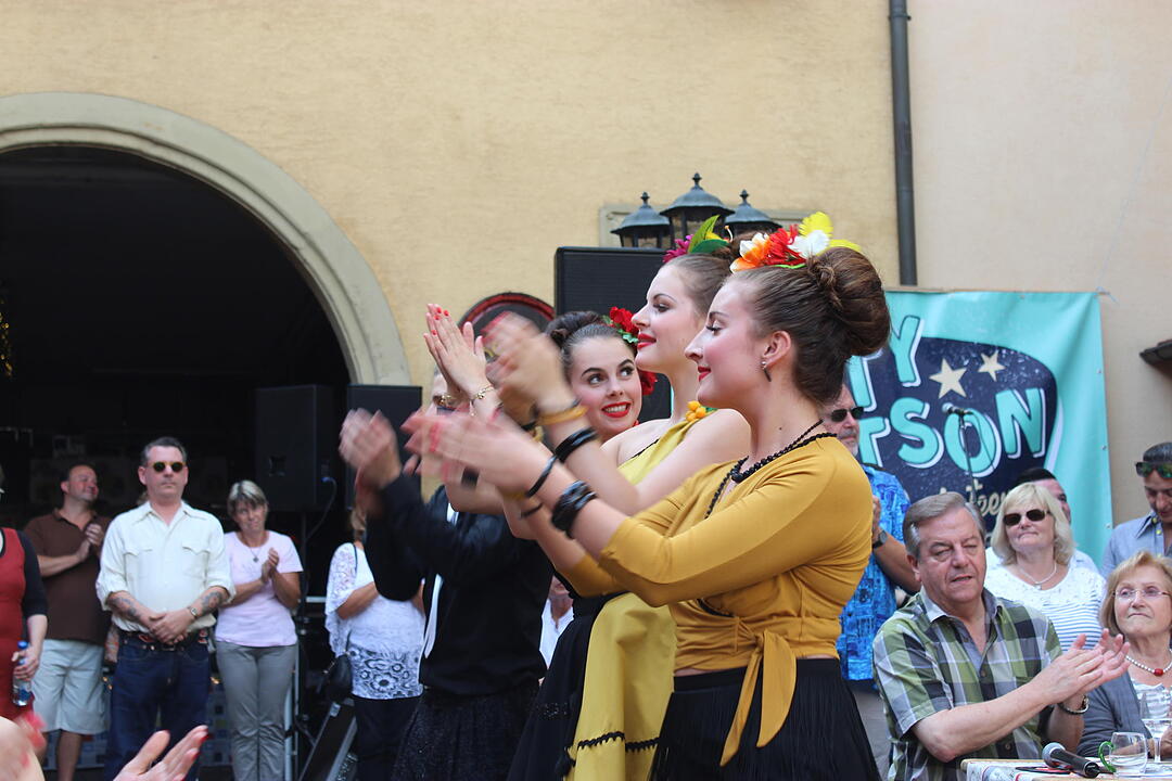 Modenschau im Freihof