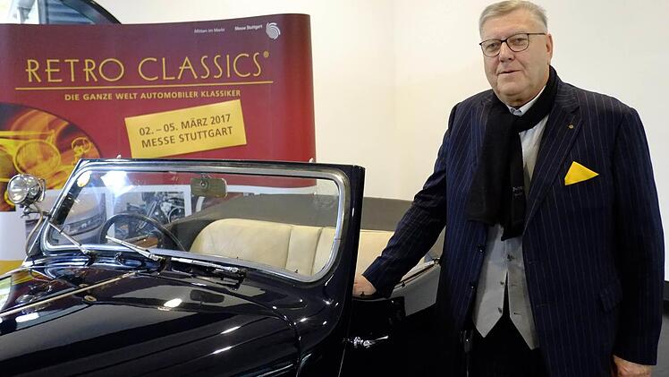 Der Schwabe Karl Ulrich Herrmann will den Oldtimer-Markt auch in Bayern erobern. Die Messe in Nürnberg ist ein erster Schritt. Foto: Nikolas Pelke