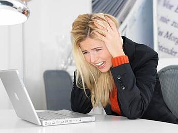 Wenn man sich E-Mails mal etwas genauer anschaut, kann man schon mal verzweifeln. Symbolfoto: Archiv