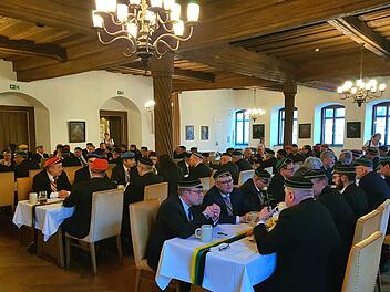 Ein Blick in den Rathaussaal beim Festkommers der Franco-Borussia zu CoburgFoto: privat