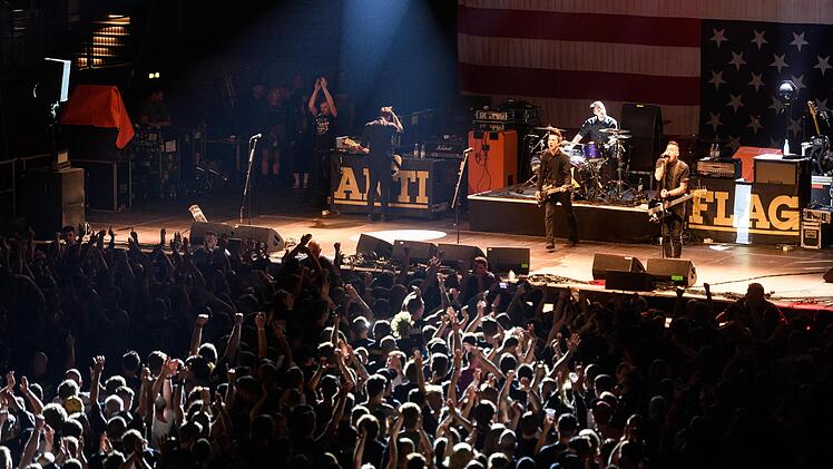 "Anti-Flag" im Mai 2019 beim "Punk in Drublic"-Festival in der s.Oliver Arena W&uuml;rzburg.