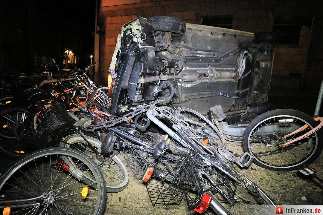 Pizzabote rast in Fahrräder