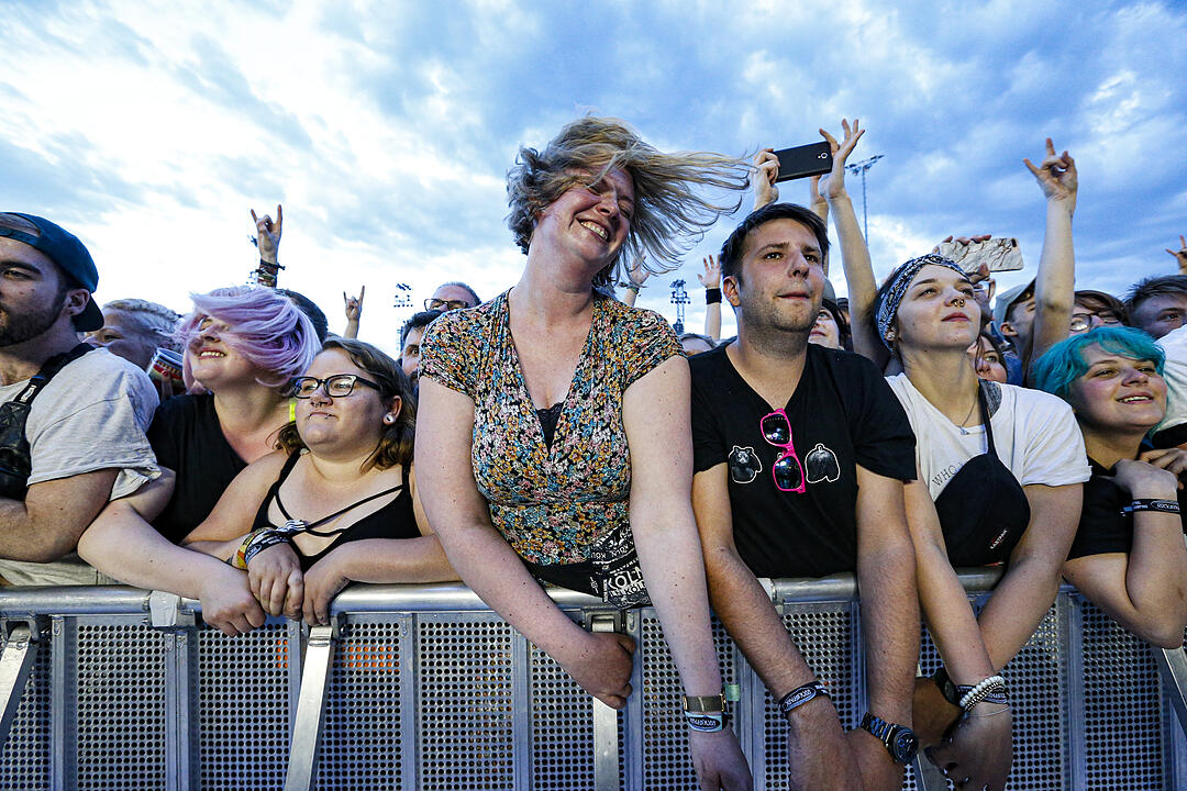 Rock im Park 2019: Regen und Sturm beim Auftritt der Ärzte