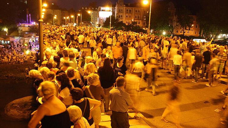 Die Saale brennt  Foto: Ralf Ruppert