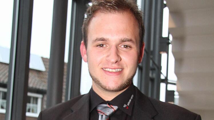 Lukas Lerf aus Lichtenfels hat Mechatroniker gelernt. Fotos: Gerda Völk