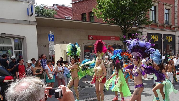 Samba in Coburg Foto: Jochen Berger