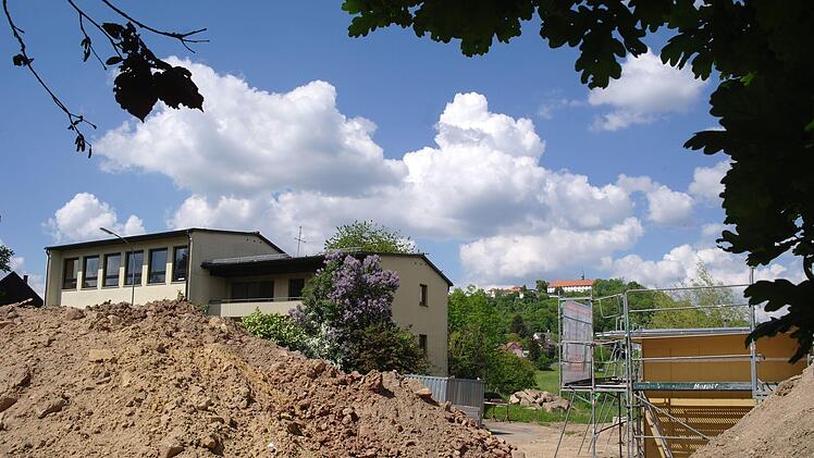 Der neue Kindergarten entsteht. Foto: Stephanie Elm