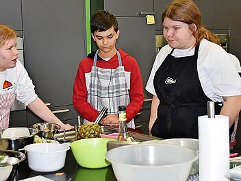 Kurze Gruppenberatung - schließlich wollte ja jede Gruppe gewinnen.
