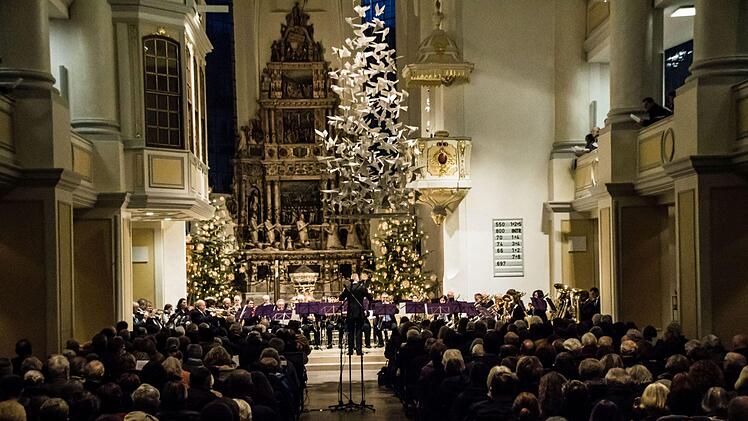 Regen Zuspruch fand das Jahreskonzert des Coburger Posaunenchors St. Moriz.Foto: Jochen Berger
