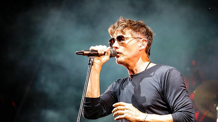 a-ha-Sänger Morten Harket beim Konzert in Coburg.Foto: Matthias Hoch