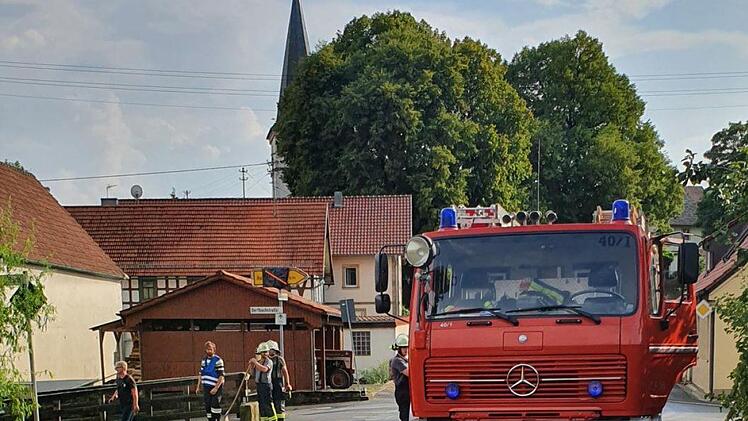 Die Feuerwehren aus Bischwind und Burgpreppach wurden am Donnerstag gegen 16.15 Uhr alarmiert. Foto: Christian Licha