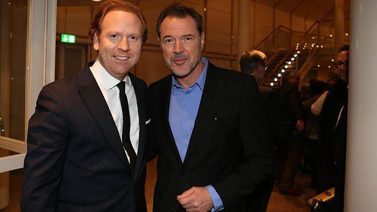 Geiger Daniel Hope (links) und Schauspieler Sebastian Koch Foto: Barbara Herbst