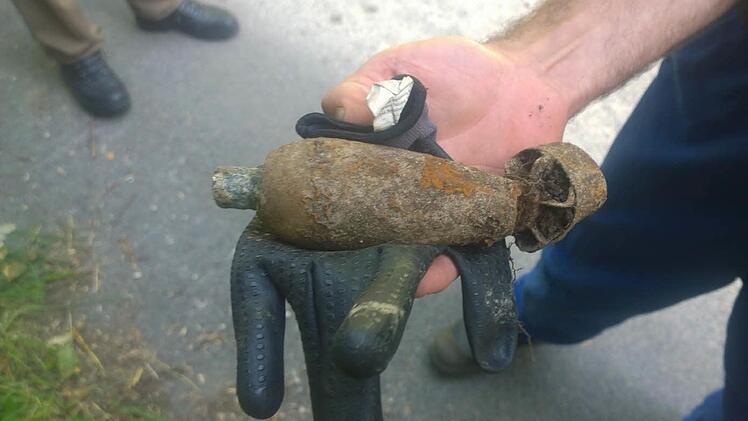 Die Bombe hatte die Sprengkraft von zwei Handgranaten.