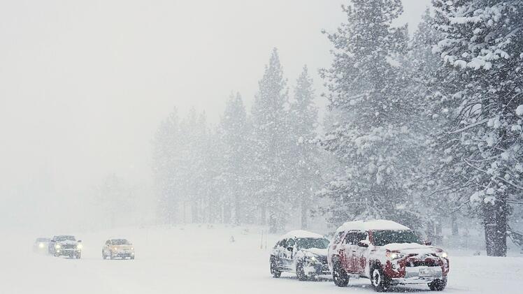 Schnee in Kalifornien