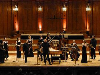 Das Salzburger Orchester 1756 sorgte für eine Überraschung im Großen Saal. Foto: Ahnert