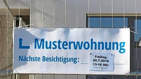 Die Musterwohnungen können besucht werden.  Fotos: Michael Busch