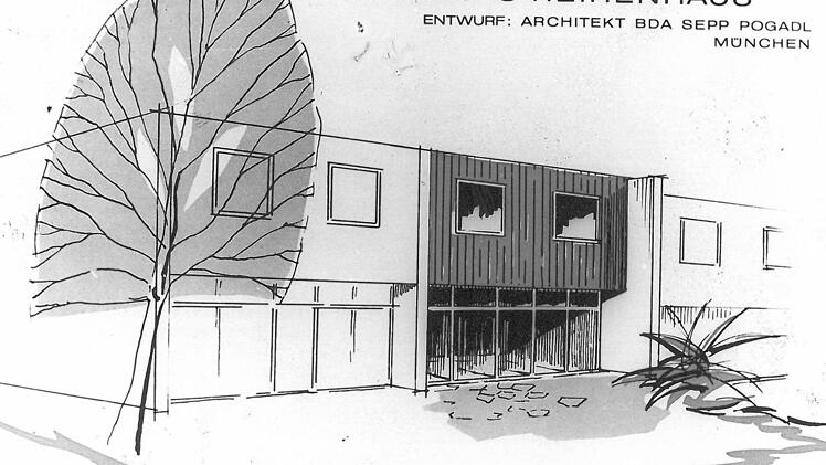 Modellzeichnungen der Wohnhäuser. Foto: CT-Archiv