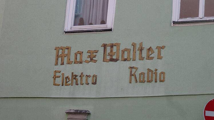 Als Elektro-Einzelhandel noch ganz selbstverständlich in der Innenstadt zu finden war: Max Walter im Hinterhaus in der Coburger Rosengasse.