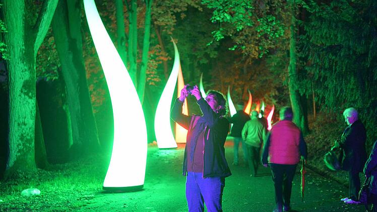 Coburg leuchtet bei der Museumsnacht 2014. Foto: Ronald Rinklef