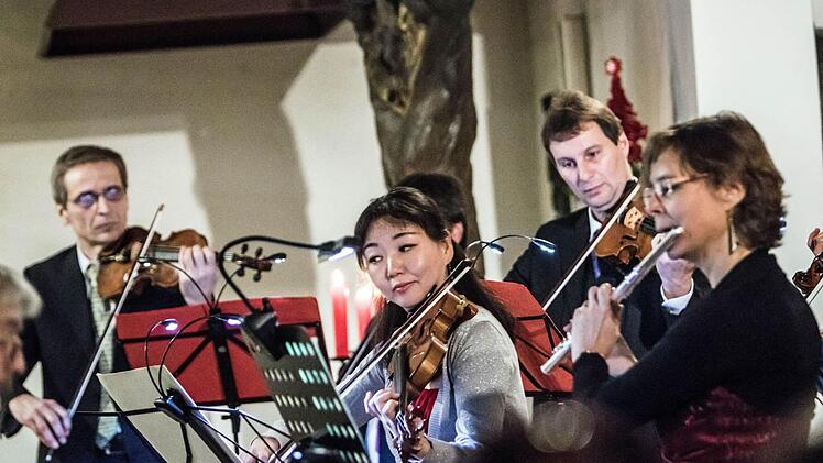 Impressionen vom Weihnachtskonzert mit dem Coburger Collegium musicum in St. MarienFoto: Jochen Berger