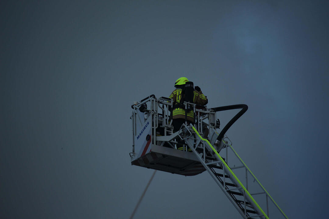 Scheunenbrand im Landkreis Bayreuth