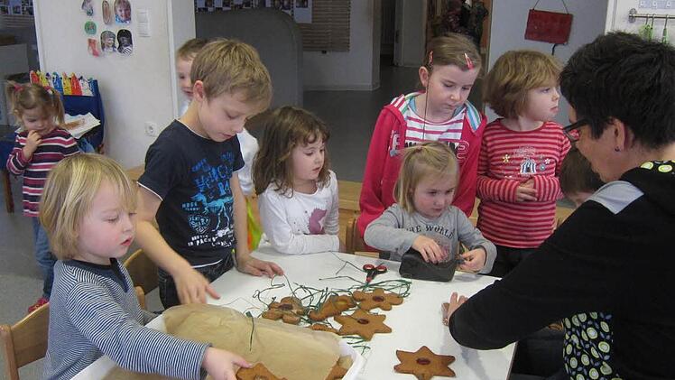 Die Vorbereitungen im Westheimer Kindergarten laufen auf Hochtouren.