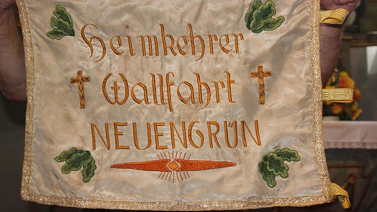 Die erste Standarte der Heimkehrerwallfahrt.  Foto: Friedwald Schedel